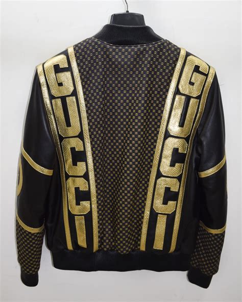 gucci yellow leather jacket|gucci leather jacket price.